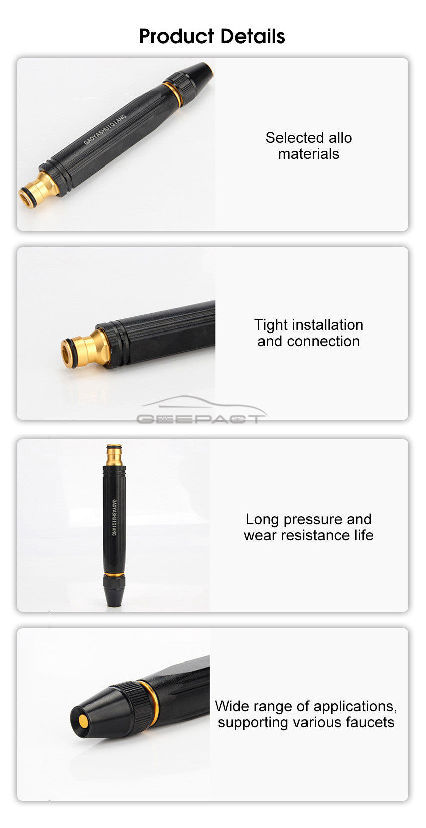 Portable Water Hose Nozzle.